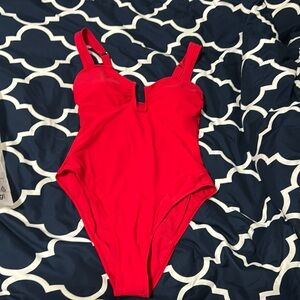 Frankie U wire 1 piece swimsuit.
